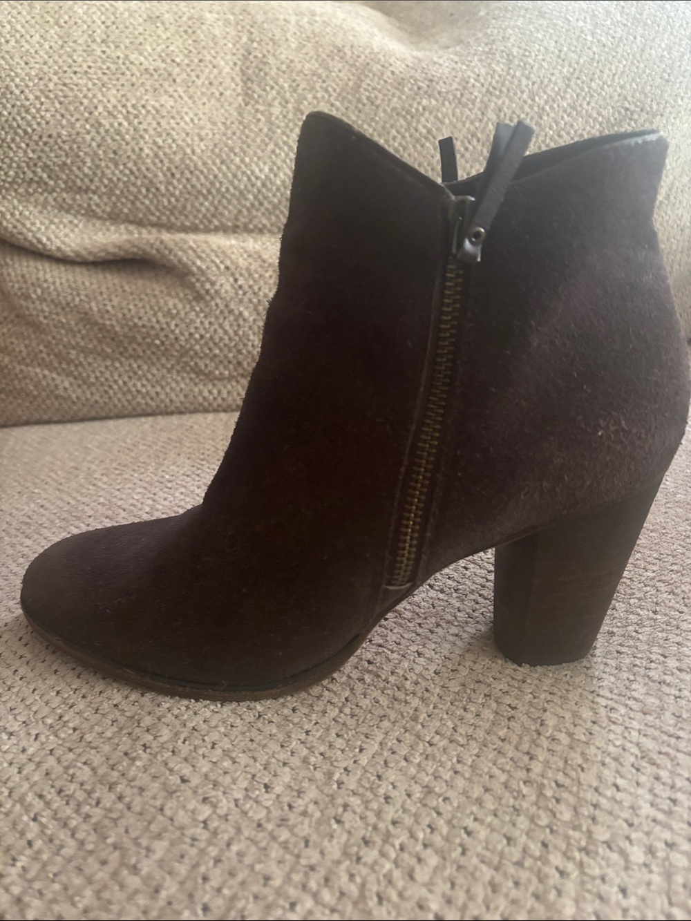 Brown suede boots. Cole Haan.    Size 8.5